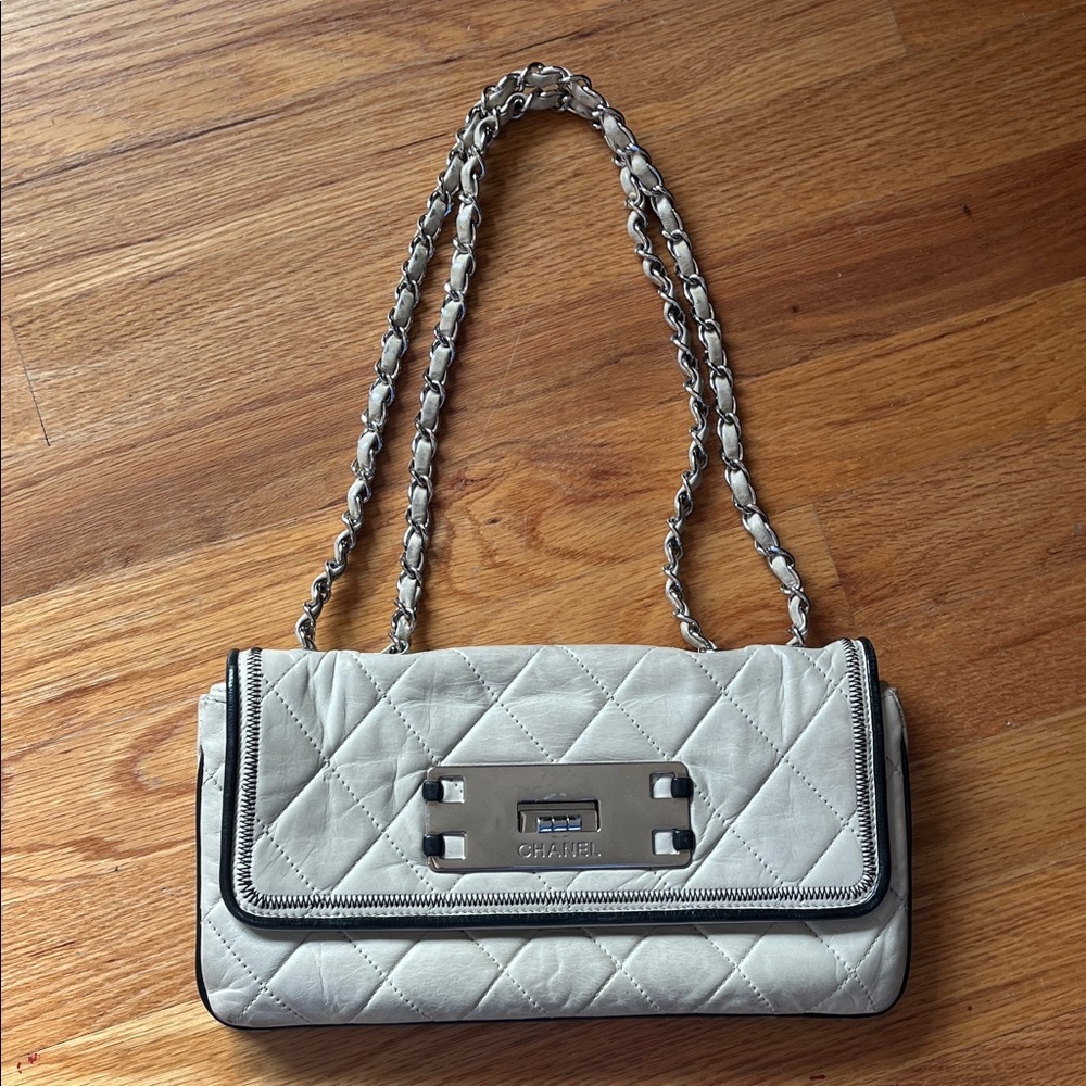 Vintage Chanel East/West Flap Bag